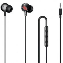 Vention Echo Lite Auriculares Intraurales con Cable de 1.2m - Jack 3.5mm - Microfono Integrado - Altavoz de 12mm - Color Negro