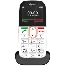 Gigaset GL695 Telefono Movil para Mayores Pantalla 2.31" - 4G - Botones Grandes - Base de Carga - Color Blanco
