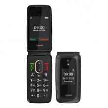 Gigaset GL795 Telefono Movil para Mayores Pantalla 2.8" - 4G - Boton SOS - Base de Carga - Color Negro