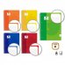 Golden Extra Cuaderno Espiral A4 80 Hojas 90grs Cuadricula 5x5 - Hojas Microperforadas con Banda de Color - Tapa Extradura Forrada - Colores Surtidos (5 uds)