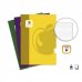 Golden Basic Pack de 10 Libretas Grapadas A4 50 Hojas 60grs Pautada 3.5 - Colores Surtidos