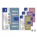 Golden Pack de 6 Cuadernos A4 120 Hojas 90gr Cuadricula 5x5 - Tapa Polipropileno - Colores Metalizados Surtidos