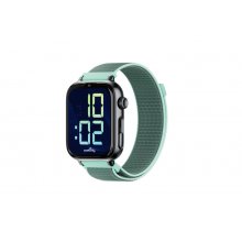 Savefamily Reloj Inteligente Infantil SaveWatch Plus 2 - Pantalla Amoled - Carcasa Negra - Correa Tela Ocean