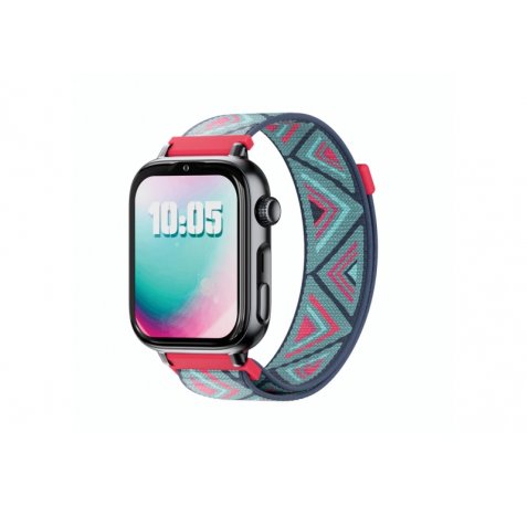 Savefamily Reloj Inteligente Infantil SaveWatch Plus 2 - Pantalla Amoled - Carcasa Negra - Correa Tela Tribeca