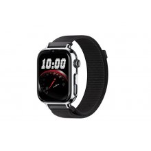 Savefamily Reloj Inteligente Smartwatch Infantil SaveWatch Plus 2 - Pantalla Amoled - Carcasa Plateada - Correa Tela Negra