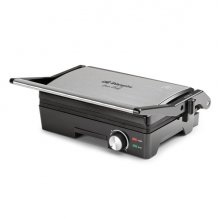 Orbegozo GR 3810 Grill Inoxidable - Cocina sin Aceite - Placas Abatibles 180Âº - Termostato Regulable - Placa Antiadherente - Potencia 1600W