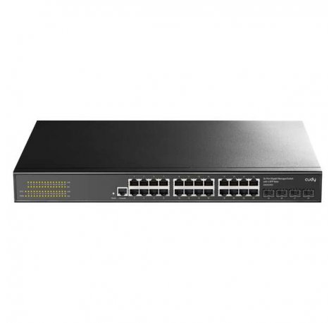Cudy GS2024S2 Switch Gigabit de 24 Puertos con 4 Puertos Gigabit SFP