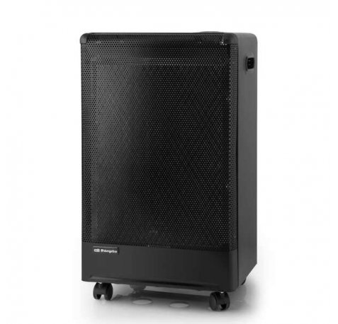 Orbegozo Estufa Catalitica H 55 - Potencia Maxima 3000W - Asas y Ruedas para Transporte - Encendido Piezoelectrico - Triple Sistema de Seguridad - Clase Energetica A