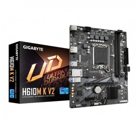 Gigabyte H610M H V2 Placa Base Intel 1700 - 2x DDR5 - HDMI, DisplayPort - MicroATX