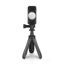 Hama Pocket Tripode Mini para Smartphone - Peso Max 300g - Altura Ajustable hasta 20cm - Plastico - Color Negro