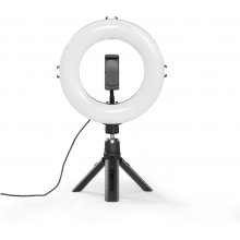 Hama SpotLight Smart 80 II Aro de Luz LED para Smartphones - Diametro 21cm - Temperatura de Color Ajustable
