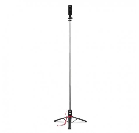 Hama Fancy Stand 110 II Palo Selfie con Tripode - Disparador Bluetooth 5.3 - Aluminio y Plastico - Extensible hasta 110cm - Color Negro