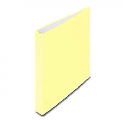 Hama Carpeta de 4 Anillas Lomo de 39mm - Tapa Plastificada - 29x32.5cm - Color Amarillo