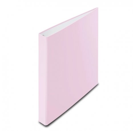 Hama Carpeta de 4 Anillas Lomo de 39mm - Tapa Plastificada - 29x32.5cm - Color Rosa