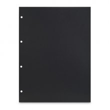 Hama Pack de 25 Cartulinas para Fotos - Perforado - 233x310mm - Color Negro