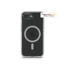 Hama Extreme Protect Funda para iPhone 16E - Magnetico - Antideslizante - Policarbonato - Proteccion D3O - Bordes Elevados - Color Transparente