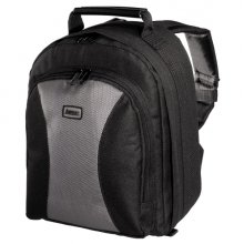 Hama Track Pack II 140 Mochila para Camara - Compartimentos Separados para Objetivos - Asa de Mano - 8x19x23cm - Color Negro