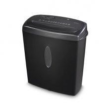 Hama Home x10CD Destructora de Papel Manual - 460W - 72dB - Destruye hasta 11 Hojas - Velocidad 2m/min - Corte Transversal P-4 - Destruye Bandas Magneticas y Tarjetas - 34x17x39cm - Color Negro