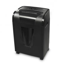 Hama Premium M10+ Destructora de Papel Manual - Potencia 380W - Deposito 20L - Silencioso 62dB - Velocidad 1.8m/min - Microcorte P-5 - Destruye Bandas Magneticas y Tarjetas - Color Negro