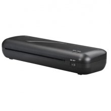 Hama Plastificadora A4 - Laminas hasta 0.6mm - Velocidad Laminacion 230mm/min - Calentamiento en 4 Minutos - Boton de Liberacion - 33x10.6x6cm - Color Negro