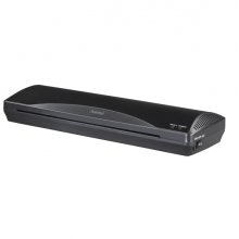 Hama Plastificadora A3 - Laminas hasta 0.6mm - Uso en Caliente y Frio - Velocidad Laminacion 250mm/min - Calentamiento en 4 Minutos - Boton de Liberacion - 44x14x6.5cm - Color Negro