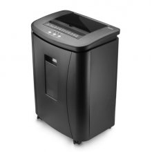 Hama Safe Auto M1200 Destructora de Papel Automatica - 80W - de 25L - Velocidad 2.5m/min - Corte Transversal P-4 - Apto CDs/DVD - Destruye Bandas Magneticas y Tarjetas - 37x26x52.3cm - Color Negro