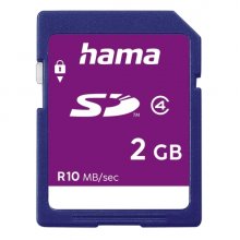Hama Tarjeta SD 2GB - Clase 4 - 10Mb/s - Color Azul Hama Tarjeta SD 2GB - Clase 4 - 10Mb/s - Color Azul