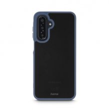 Hama Frame Protect Funda para Samsung Galaxy A17 / A17 5G - Antideslizante - Policarbonato y Poliuretano Termoplastico - Bordes Elevados - Color Azul y Transparente