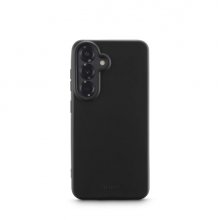 Hama Fantastic Feel Funda para Samsung Galaxy S25 - Antideslizante - Poliuretano Termoplastico - Bordes Elevados - Color Negro
