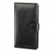 Hama Vegas Estuche para Tarjetas de Memoria SD y Micro-SD - Capacidad hasta 12 Tarjetas - Cuero - 8x1.6x13.7cm - Color Negro