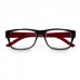 Hama Gafas de Lectura de +2.5 Dioptrias - Montura de Plastico Reciclado - Unisex - Color Negro y Rojo