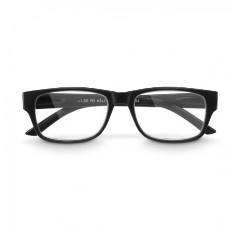 Hama Gafas de Lectura de +1.5 Dioptrias - Montura de Plastico Reciclado - Unisex - Color Negro