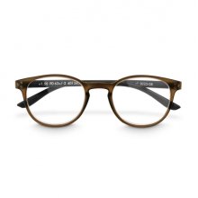 Hama Gafas de Lectura de +3.0 Dioptrias - Montura de Plastico Reciclado - Unisex - Color Marron