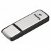 Hama Fancy Memoria Pendrive USB 2.0 con Tapa - 32GB de Capacidad - 10Mb/s de Transferencia - Aluminio Cepillado - Color Negro y Plata