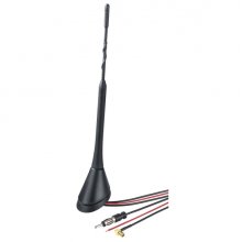 Hama Antena de Techo de 23cm - Cable de 5m - Montaje con Tornillos - Color Negro