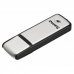 Hama Fancy Memoria Pendrive USB 2.0 con Tapa - 128GB de Capacidad - 15Mb/s de Transferencia - Aluminio Cepillado - 20x66x8mm - Color Negro y Plata