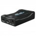 Hama Essential Conversor Analogico a Digital - Full HD - Cable 0.74m - Euroconector - HDMI - 8.8x2.5x5.7cm - Color Negro