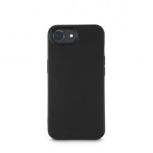 Hama Fantastic Feel Funda para iPhone 16E - Poliuretano Termoplastico - Bordes Elevados - Color Negro