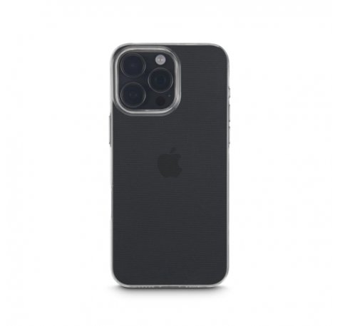 Hama Always Clear Funda para iPhone 16 Pro - Antideslizante - Especial Antiamarilleo - Poliuretano Termoplastico - Bordes Elevados - Color Transparente