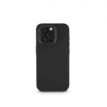 Hama Fantastic Feel Funda para iPhone 16 Pro - Antiadherente Anti-Suciedad - Magnetico - Poliuretano Termoplastico - Bordes Elevados - Color Negro