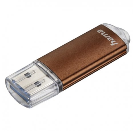 Hama Laeta Memoria Pendrive USB 3.0 con Tapa - 256GB de Capacidad - 90Mb/s de Transferencia - Cuerpo Metalico - Color Marron
