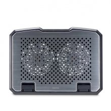 Hama Aluminium Base de Refrigeracion para Portatil hasta 15.6" - 2 Ventiladores de 12.5cm - Silencioso - Cable 40cm - USB-A - Luz LED - Inclinable - Antideslizante - Metalico - 37x27x3cm - Color Negro Hama Aluminium Base de Refrigeracion para Portatil hasta 15.6" - 2 Ventiladores de 12.5cm - Silencioso - Cable 40cm - USB-A - Luz LED - Inclinable - Antideslizante - Metalico - 37x27x3cm - Color Negro