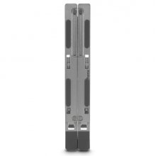 Hama Aluminium Soporte para Portatil hasta 15.6" - Soporta hasta 5kg - Plegable - Inclinacion en 6 Niveles - Antideslizante - Aluminio - 18x25x2cm - Color Plata