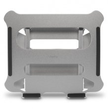 Hama Alu Soporte para Portatil hasta 15.6" - Soporta hasta 5kg - Altura Ajustable - Antideslizante - Aluminio - 26.5x23x5.50cm - Color Plata