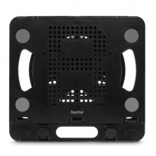 Hama Rotation Soporte para Portatil hasta 15.6" - Soporta hasta 3.5kg - Inclinacion en 8 Niveles - Antideslizante - 22x20x1.50cm - Color Negro