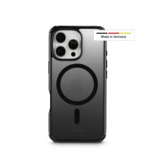 Hama Extreme Protect Funda para iPhone 16 Pro - Magnetico - Antideslizante - Policarbonato - Proteccion D3O - Bordes Elevados - Color Negro