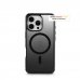 Hama Extreme Protect Funda para iPhone 16 Pro - Magnetico - Antideslizante - Policarbonato - Proteccion D3O - Bordes Elevados - Color Negro