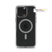 Hama Extreme Protect Funda para iPhone 16 Pro Max - Antideslizante - Magnetico - Policarbonato - Proteccion D3O - Bordes Elevados - Color Transparente
