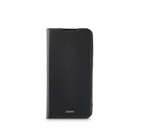 Hama Daily Protect Funda para Samsung Galaxy S24 - Antideslizante - Cierre Magnetico - Antihuellas - Poliuretano Termoplastico - Funcion de Soporte - Color Negro