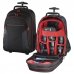 Hama Miami Maleta Trolley para Camara - Capacidad 12L - Asas Ocultables - Compartimentos Separados para Objetivos - Mango Extensible - Asa de Mano - 30x23x50cm - Color Negro